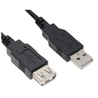 Slika proizvoda E-GREEN Kabl USB A - USB A M/F 3m crni
