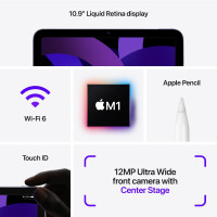 Slika iPad Air 5 Wi-Fi 64GB - Purple MME23HC/A