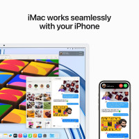 Slika iMac 24 M3 256GB Silver - SRB MQR93CR/A