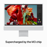 Slika iMac 24 M3 256GB Silver - INT MQR93ZE/A