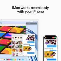 Slika iMac 24 M3 256GB Silver - INT MQR93ZE/A