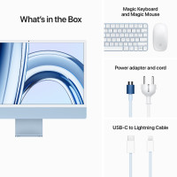 Slika iMac 24 M3 256GB Blue - SRB MQRC3CR/A