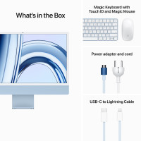 Slika iMac 24 M3 256GB Blue - INT MQRC3ZE/A
