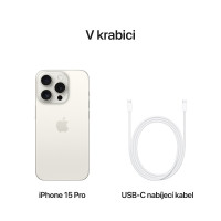 Slika iPhone 15 Pro 128GB White Titanium MTUW3SX/A