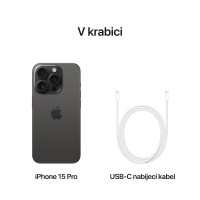 Slika iPhone 15 Pro 256GB Black Titanium MTV13SX/A