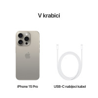Slika iPhone 15 Pro 256GB Natural Titanium MTV53SX/A