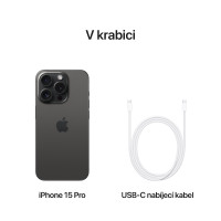 Slika iPhone 15 Pro 1TB Black Titanium MTVC3SX/A