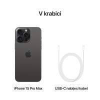 Slika iPhone 15 Pro Max 512GB Black Titanium MU7C3SX/A