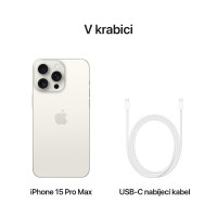 Slika iPhone 15 Pro Max 1TB White Titanium MU7H3SX/A