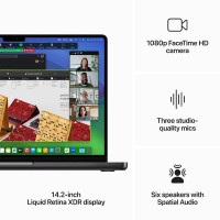 Slika MacBook Pro 14" M3 Pro 512GB Space Black - INT MRX33ZE/A
