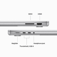 Slika MacBook Pro 14" M3 Pro 512GB Silver - INT MRX63ZE/A