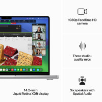 Slika MacBook Pro 14" M3 Pro 1TB Silver - SRB MRX73CR/A
