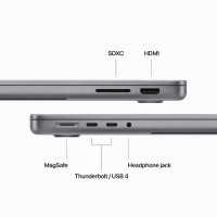 Slika MacBook Pro 14" M3 512GB Space Gray - INT MTL73ZE/A