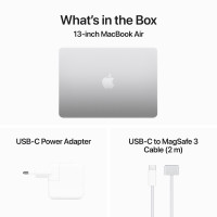 Slika MacBook Air 13,6" M3 Silver 256GB- SRB MRXQ3CR/A