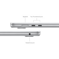 Slika MacBook Air 15,3" M3 Silver 256GB - SRB MRYP3CR/A
