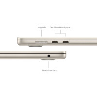 Slika MacBook Air 15,3" M3 Starlight 256GB - SRB MRYR3CR/A