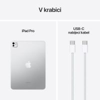 Slika iPad Pro M4 Wi-Fi 256GB sa standardnim staklom - Silver MVV93HC/A