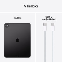 Slika iPad Pro M4 Wi-Fi 512GB sa standardnim staklom - Space Black MVX43HC/A