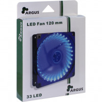 Slika InterTech Fan Argus L-12025 BL, 120mm LED, Blue