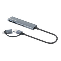 Slika Manhattan MH 4-Port USB 3.0 Type-C / Type-A Combo Hub