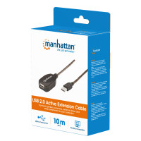 Slika Manhattan Kabl 150248 USB-A M/F 2.0/480Mbps/produzni aktivni/10m