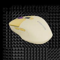 Slika Canyon mouse MW-26 LCD Silent Dual Mode Wireless Yellow