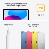 Slika Apple iPad (A16) Wi-Fi 256GB - Silver MD4G4HC/A
