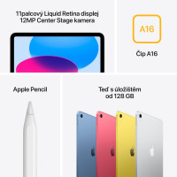 Slika Apple iPad (A16) Cellular 256GB - Silver MD7K4HC/A
