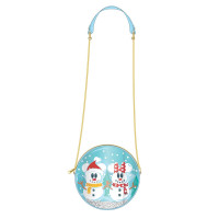 Slika Disney Snowman Mickey Minnie Snow Globe Crossbody Bag