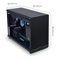 Slika Lian Li DAN A3 mATX /Crno, A3-mATX Black & WOOD
