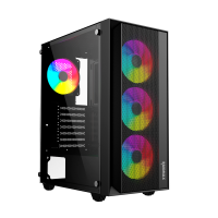 Slika proizvoda Raidmax Vector 100 Black 4 x RGB fan/Window/No-PSU