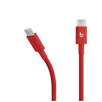 Slika Beats USB-C to USB-C Woven Cable (1.5 m) - Rapid Red