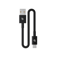 Slika Beats USB-A to USB-C Woven Short Cable (20 cm) - Bolt Black