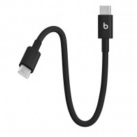 Slika Beats USB-A to USB-C Woven Short Cable (20 cm) - Bolt Black