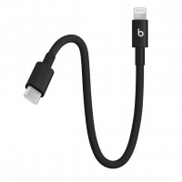 Slika Beats USB-C to Lightning Woven Short Cable (20 cm) - Bolt Black