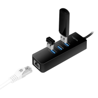 Slika Logilink USB 3.2 Gen 1 Hub, 3-port, USB-C - Gigabit Ethernet
