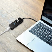 Slika Logilink USB 3.2 Gen 1 Hub, 3-port, USB-C - Gigabit Ethernet