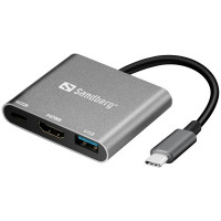 Slika proizvoda Sandberg 136-00 USB-C na HDMI+USB A+USB-C