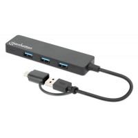 Slika proizvoda Manhattan 180863 3.2 G1+USB-C/5Gbps/Crni