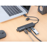 Slika Manhattan 180863 3.2 G1+USB-C/5Gbps/Crni