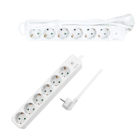 Slika Kabl LOGILINK Produzni kabl sa prekidacem 6 uticnica 1.5m beli