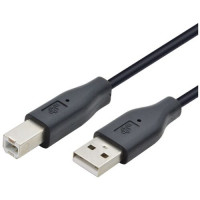 Slika proizvoda Kabl E-Green 2.0 USB A - USB B M/M 1.8m crni (Full bakar) Premium