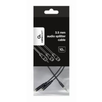 Slika Kabl Gembird CCA-415-0.1M 3.5mm Stereo plug to 2x 3.5mm stereo socket 10cm Audio