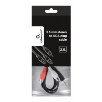 Slika Audio kabl Cablexpert CCA-458-2.5M 3.5mm-2xRCA M 2,5m