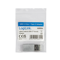 Slika Logilink USB adapter USB-A/M na USB-C/F, srebrni
