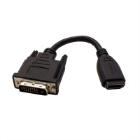 Slika Secomp Value Cableadapter 0.15m DVI M - HDMI F
