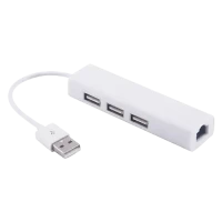 Slika proizvoda Adapter konverter USB 2.0- RJ45/3xUSB 2.0 Linkom