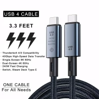 Slika Kabl USB4 Tip C-Tip C KT-USB4C240W Kettz 40Gbps 20V 5A