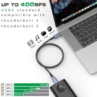 Slika Kabl USB4 Tip C-Tip C KT-USB4C240W Kettz 40Gbps 20V 5A