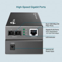 Slika TP-Link MC210CS Gigabit fiber single-mode konverter dometa do15km